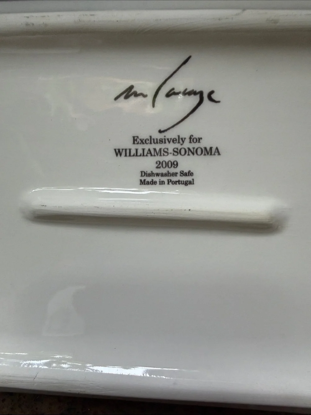 Williams Sonoma Marc Lacaze Wine Pairing Cheese Appetizer Plate - Gruyère